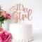 It’s a Girl Cake Topper,Sweet Baby Girl Decorations,Baby Shower/Gender Reveal Party Decorations,Baby Girls 1st Birthday Party Decoration Supplies Rose Gold Glitter